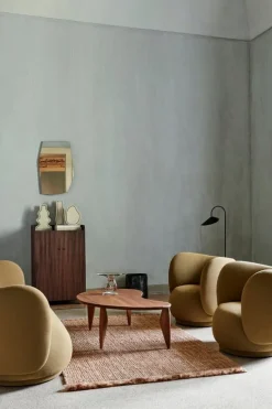 ferm LIVING Sill skåp, lågt, mörkbetsad ek