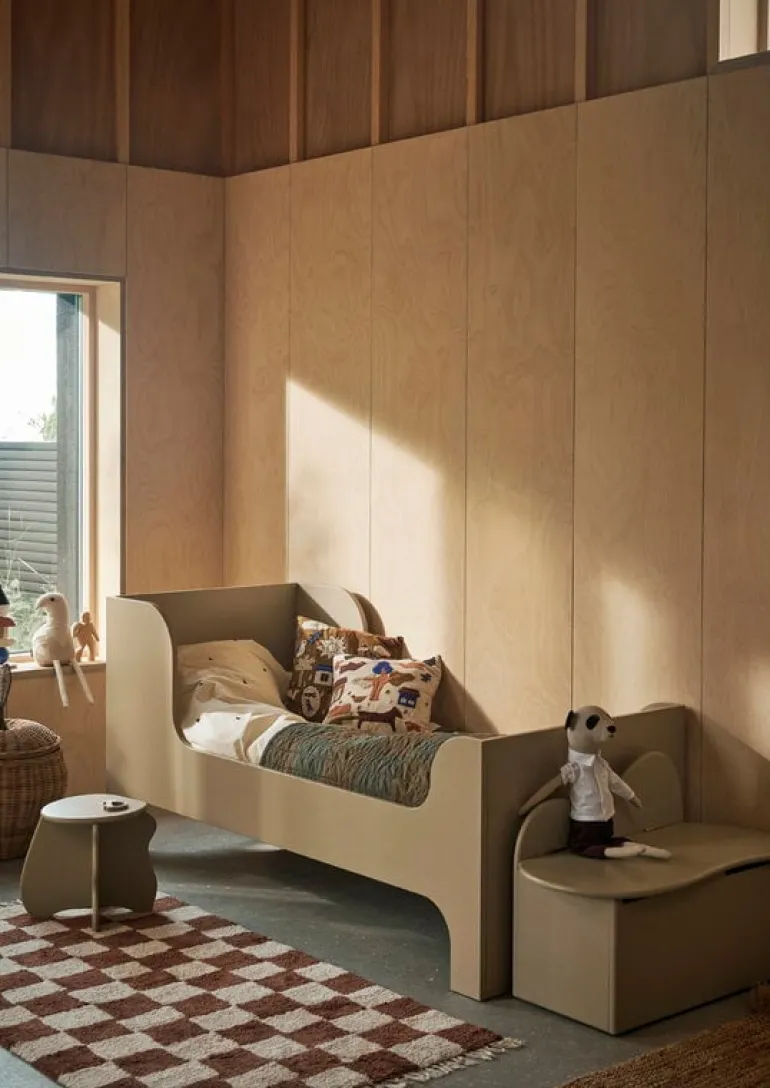 ferm LIVING Small Apple flätad korg