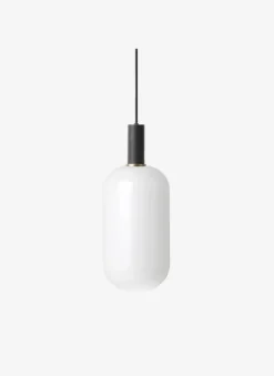 ferm LIVING Socket Pendant Low, svart