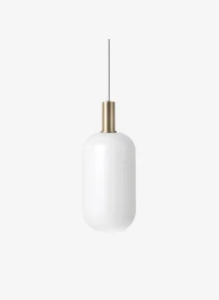 ferm LIVING Socket Pendant Low, mässing