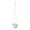 ferm LIVING Speckle stor ampelkruka, off-white