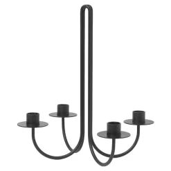 ferm LIVING Sway kandelaber, svart