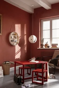 ferm LIVING The Park broderad lampskärm, off-white