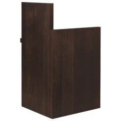 ferm LIVING Uta Piece sidobord/pall, mörk oljad furu