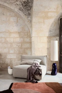 ferm LIVING View tuftad matta, rödbrun