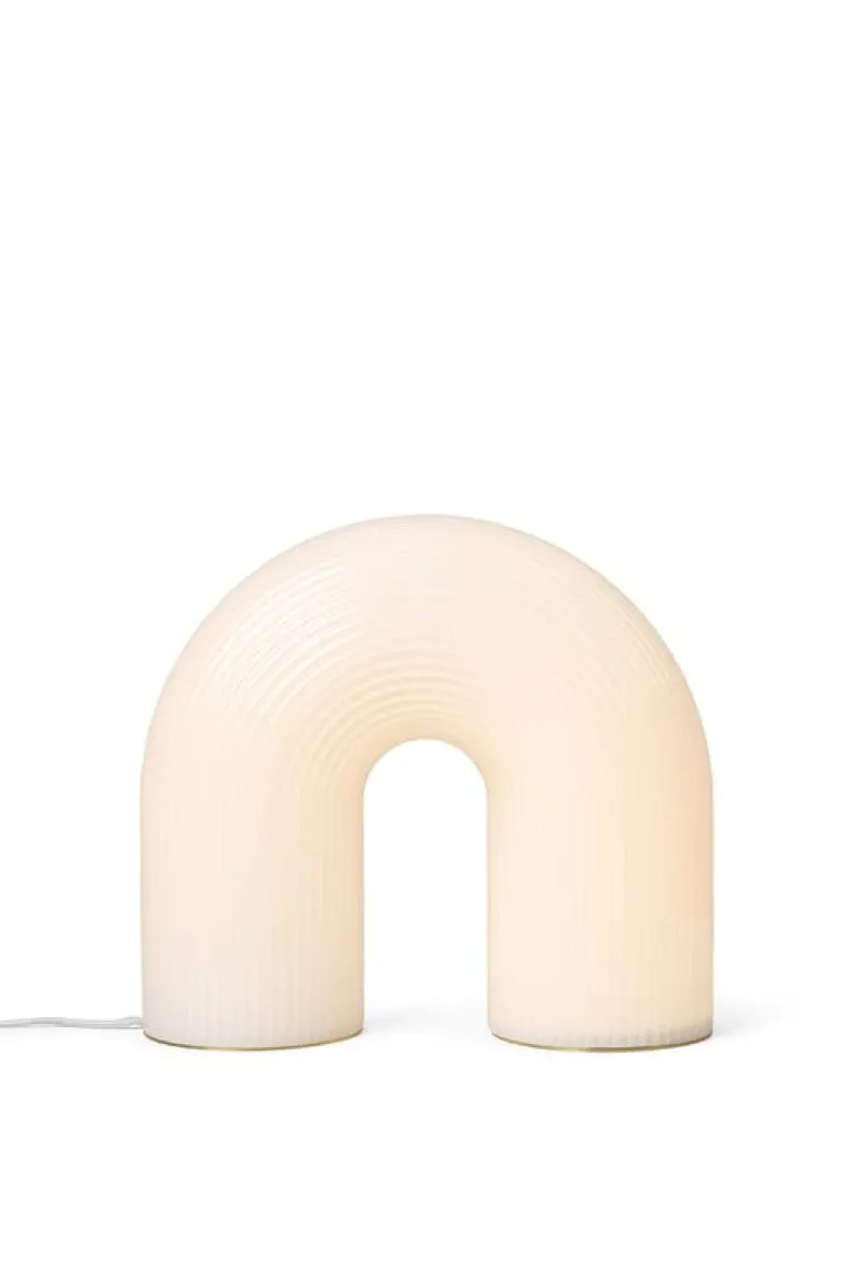 ferm LIVING Vuelta golvlampa, vit