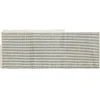 ferm LIVING Way matta 70 x 180 cm, off white - mörkblå