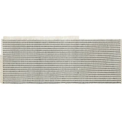 ferm LIVING Way matta 70 x 180 cm, off white - mörkblå