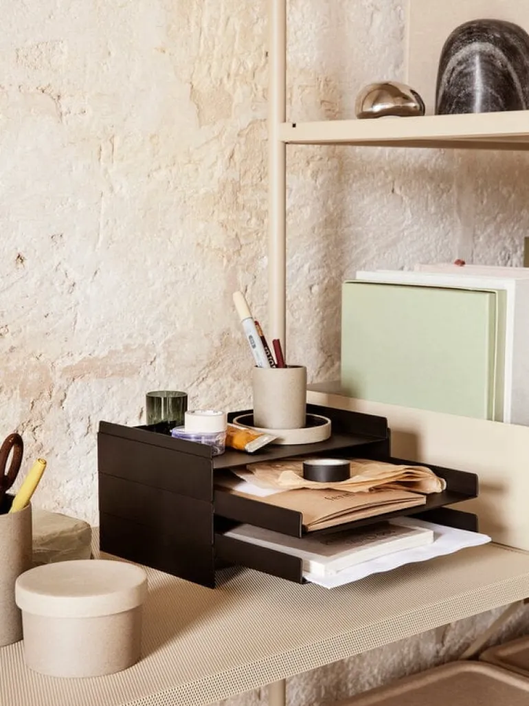 ferm LIVING 2x2 förvaringslåda, svart