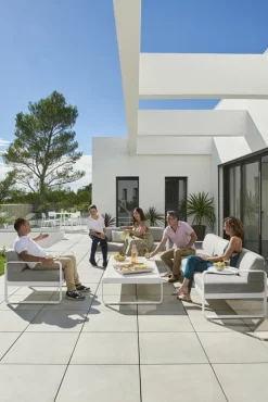 Fermob Bellevie lågt bord, acapulco blue