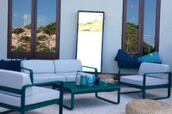 Fermob Bellevie lågt bord, acapulco blue