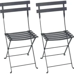 Fermob Bistro Metal stol, 2-pack, antracit