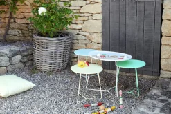 Fermob Cocotte lågt bord, acapulco blue