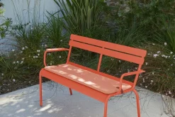 Fermob Luxembourg 2-sitsbänk, cedergrön