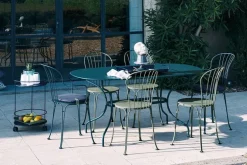 Fermob Opéra+ karmstol, deep blue