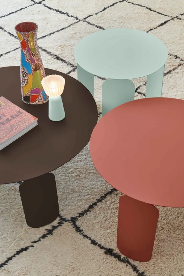 Fermob Swiing bärbar bordslampa, 20 cm, ismint