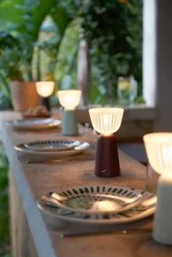 Fermob Swiing bärbar bordslampa, 20 cm, ismint