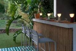 Fermob Swiing bärbar bordslampa, 20 cm, lergul