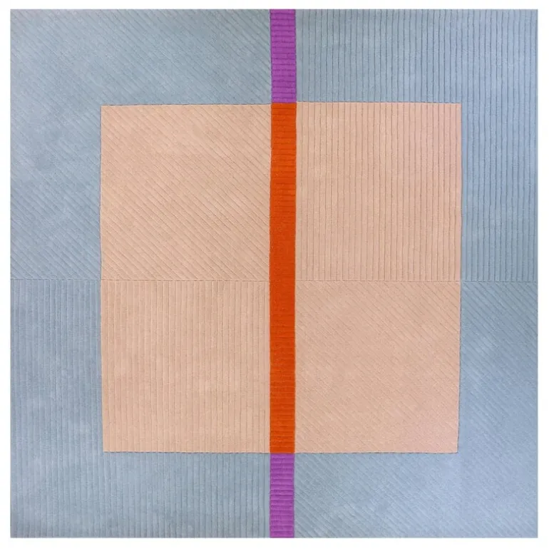 Finarte Akaatti matta, beige - ljusblå