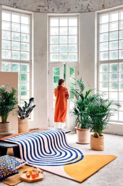 Finarte Atrium matta, rosa - guld