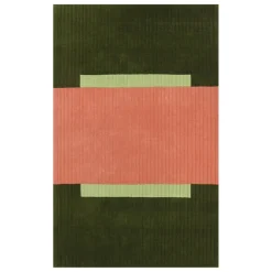 Finarte Jade matta, grön - rosa