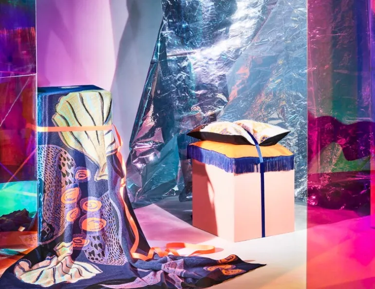 Finarte Paletti kuddfodral, 50 x 50 cm, orange