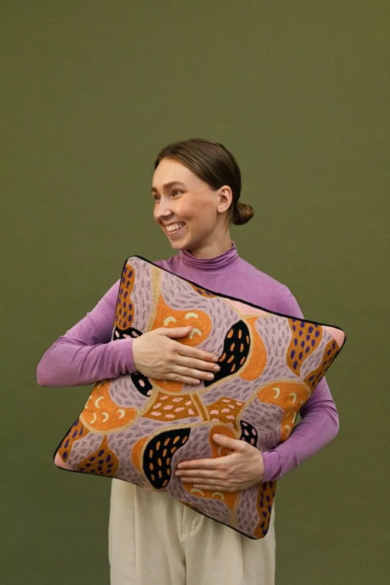 Finarte Paletti kuddfodral, 50 x 50 cm, orange