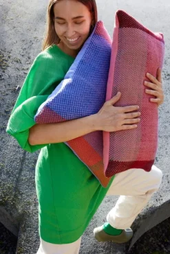 Finarte Palsta kudde, 40 x 60 cm, röd