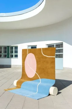 Finarte Ruukku matta, guld - blå