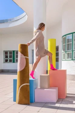 Finarte Ruukku matta, guld - blå