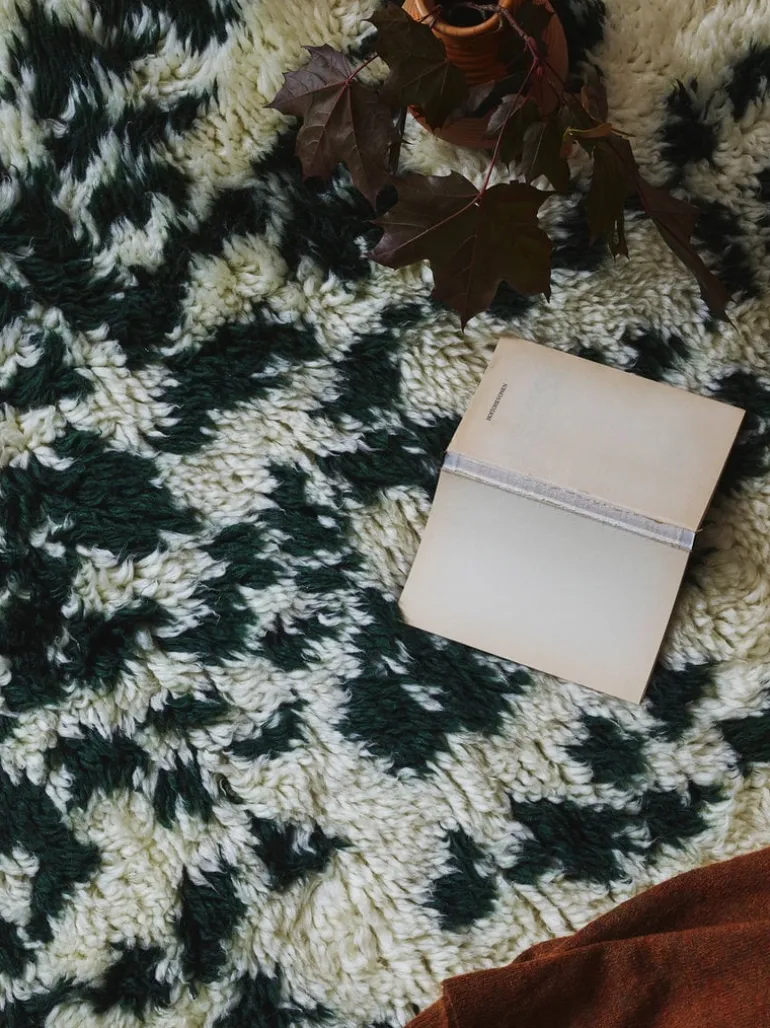 Finarte Suovilla matta, 140 x 200 cm, vit