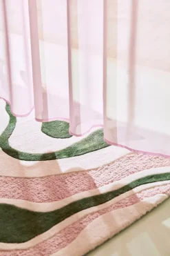 Finarte Virta-matta, vit - grön