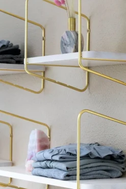 Fólk Reykjavík Urban Nomad hylla M, vit - guld