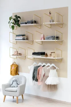 Fólk Reykjavík Urban Nomad hylla M, vit - guld