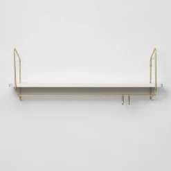 Fólk Reykjavík Urban Nomad stång L, 2-pack krokar, guld