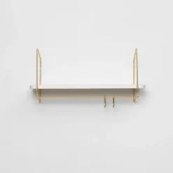 Fólk Reykjavík Urban Nomad stång M, 2-pack krokar, guld