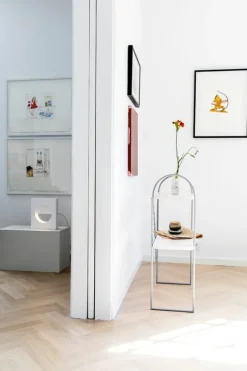 Fólk Reykjavík Urban Nomad konsolbord L, grått - vitt