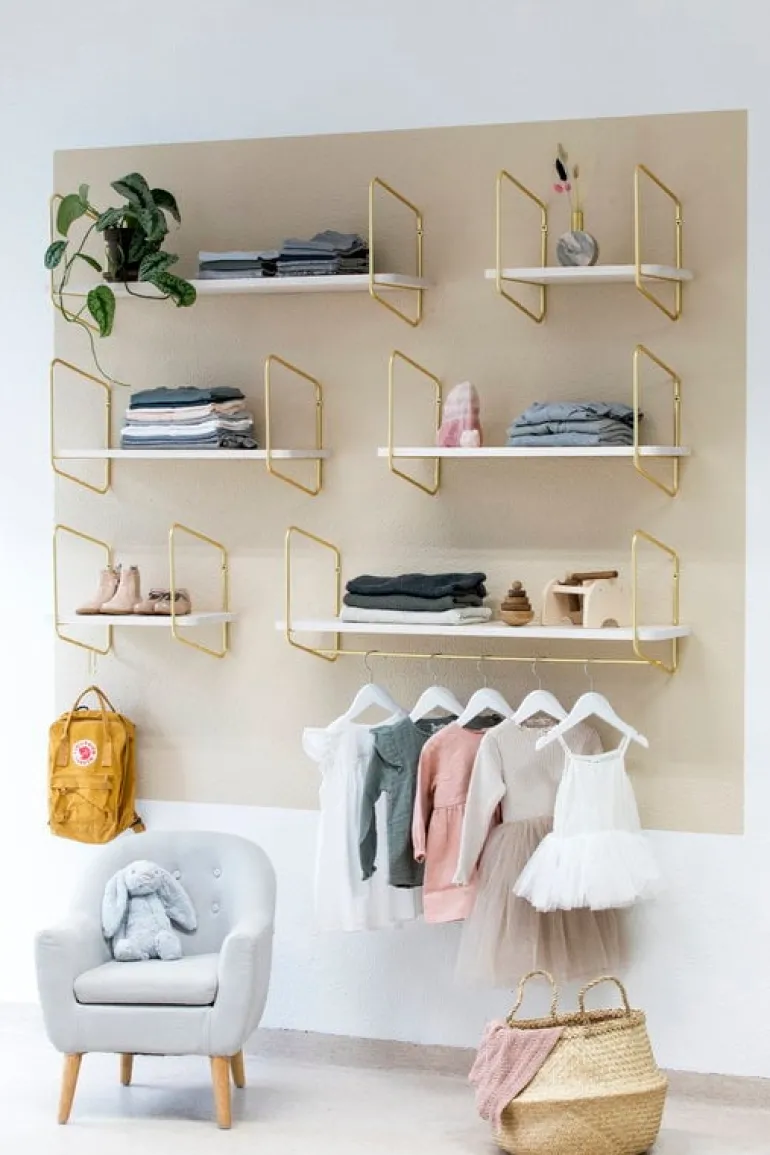 Fólk Reykjavík Urban Nomad hylla L, vit - guld