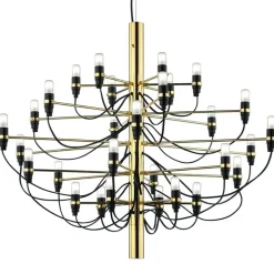 Flos 2097/30 ljuskrona, mässing