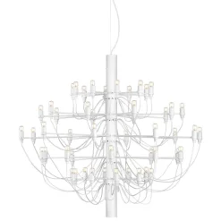 Flos 2097/50 ljuskrona, vit