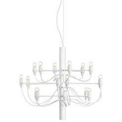 Flos 2097/18 ljuskrona, vit