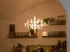 Flos 2097/18 ljuskrona, vit