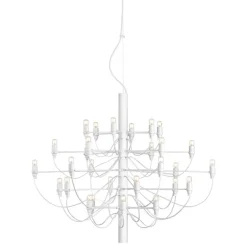 Flos 2097/30 ljuskrona, vit