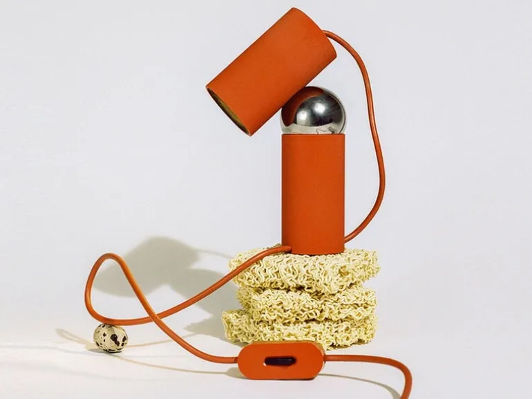 Flos Bilboquet bordslampa, tomat