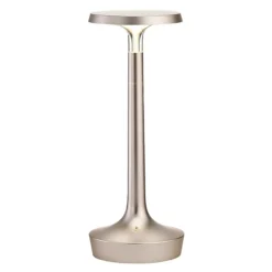 Flos Bon Jour Unplugged bordslampa, matt krom - klar