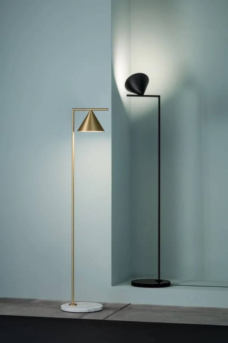 Flos Captain Flint golvlampa, mässing