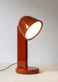 Flos Céramique Down bordslampa, roströd