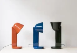 Flos Céramique Down bordslampa, roströd