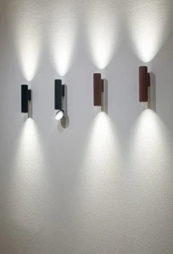 Flos Flauta H225 Spiga vägglampa, svart