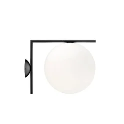 Flos IC C/W2 vägg-/taklampa, svart